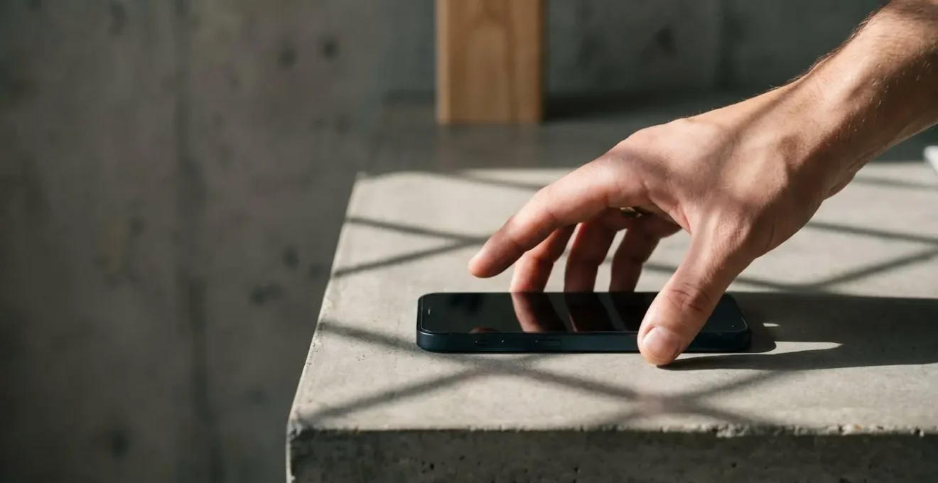 Professional visualization comparing biometric authentication security with traditional password protection methods in mobile technology