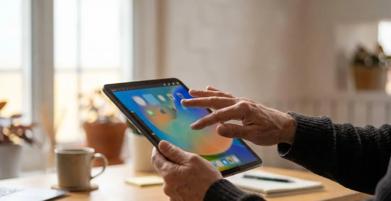 Professional photo editor using multitasking gestures on iPad Pro with multiple app windows visible during creative editing session