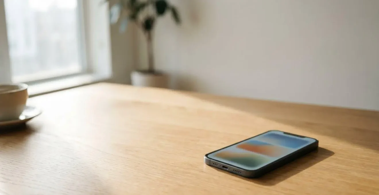 iPhone displaying intelligent widget stack with morning-relevant apps on home screen