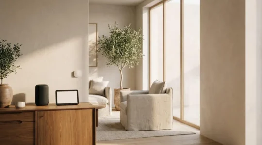 Modern smart home with unified Apple and Google devices working seamlessly together
